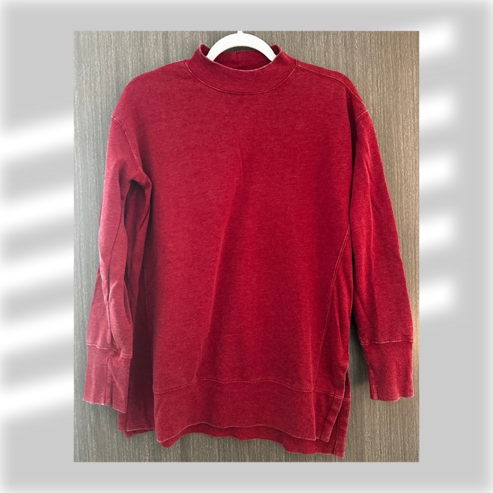 Maurices mock-neck sweatshirt • Like new • Red • Size S